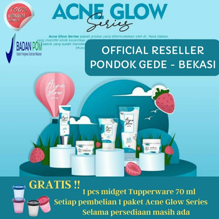 glafidsya skin care acne glow series by dr.reza gladys| reseller resmi safa