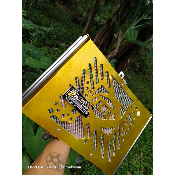 cover radiator ninja rr.r.pelindung radiator ninja variasi radiator ninja