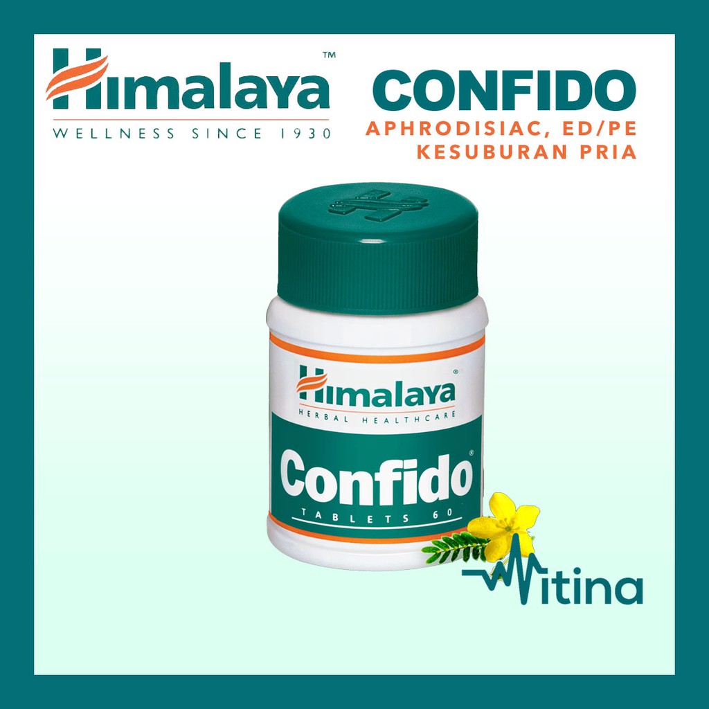 HIMALAYA CONFIDO SUPLEMEN HERBAL SUBUR PROMIL APHRODISIAC PRIA KALEM PERCAYA DIRI