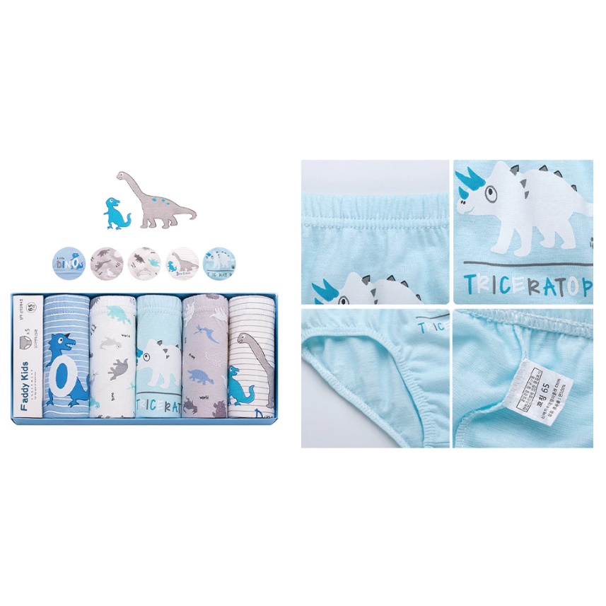 SET Celana Dalam anak bahan katun premium dengan box transparan isi 5 pcs Celana dalam anak katun