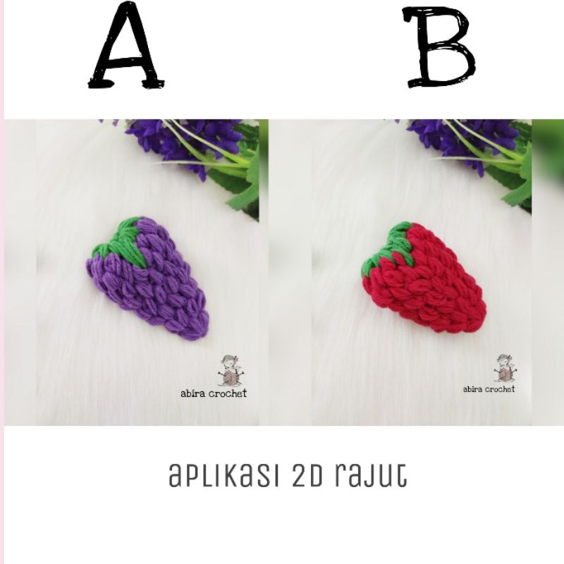 Aplikasi rajut buah 2D