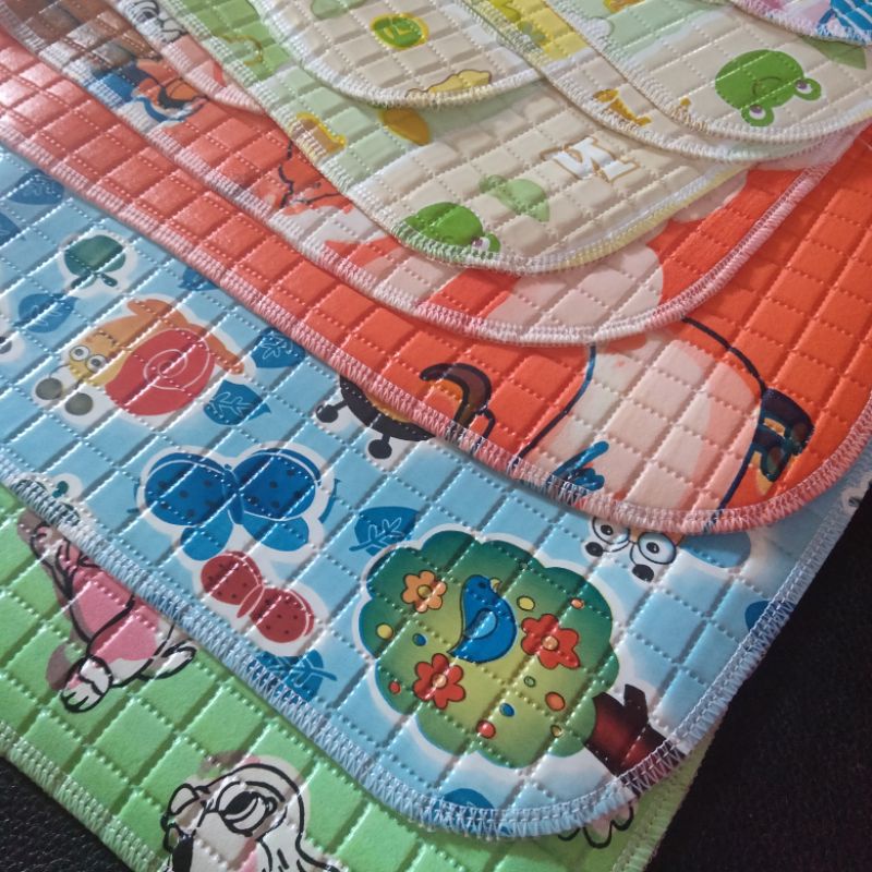 SIZE JUMBO PERLAK BAYI 110×70CM / TIKAR OMPOL BAYI WATERPROOF
