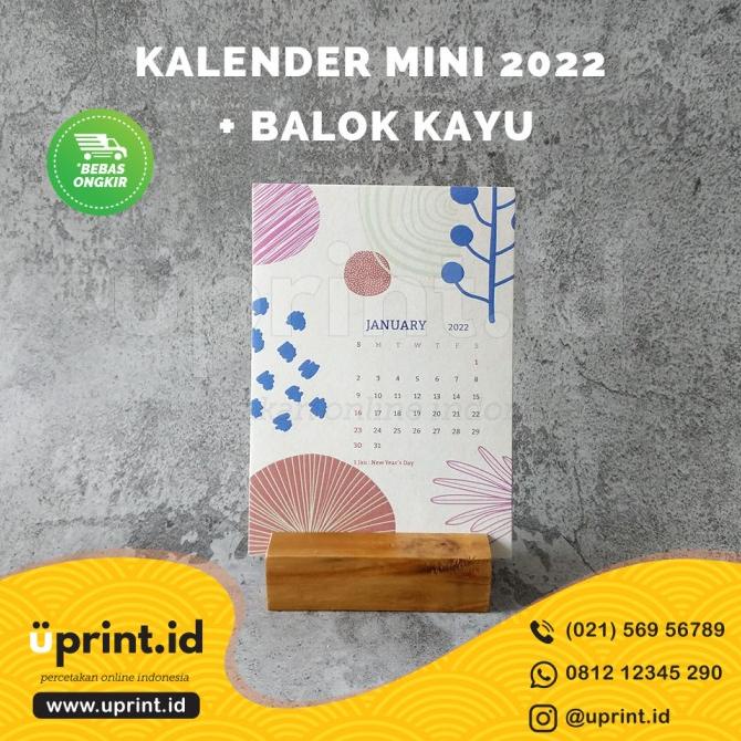 

:::::::] KALENDER MINI 2022 + BALOK KAYU / KALENDER POSTCARD A6 / KPC-003