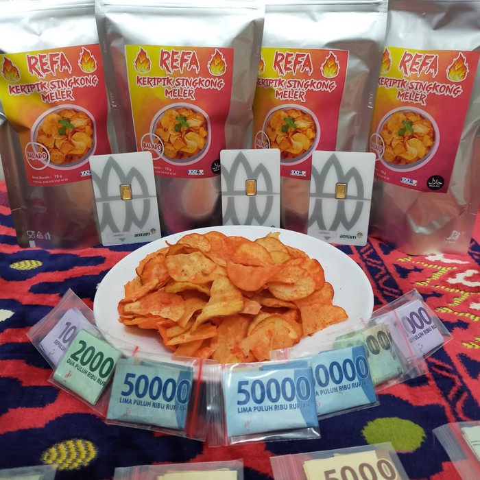 

REFA SNACK KERIPIK SINGKONG SNACK BERHADIAH SNACKZAMANNOW