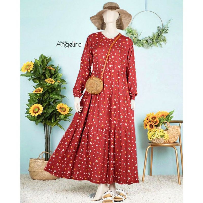 BELLA DRESS-BASIC VISCOSE by atelierangelina