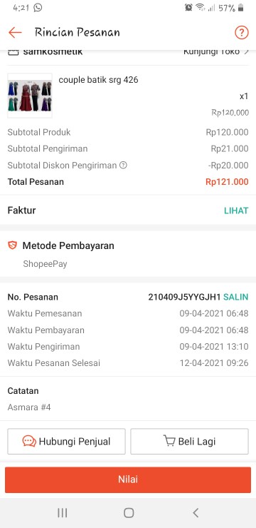 Couple Batik Srg 426