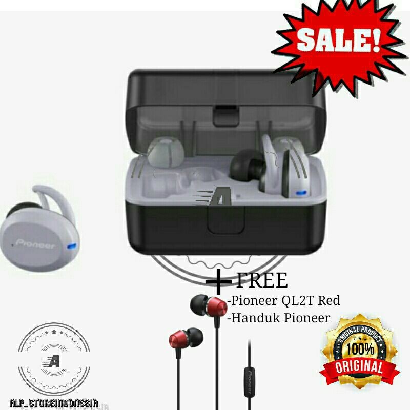 Pioneer E9 True Wireless Earphone TWS IPX7 Quick Recharge Auto Pairing Earphone Bluetooth