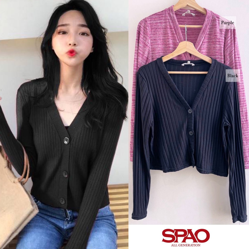 Sp*o open cardigan blouse