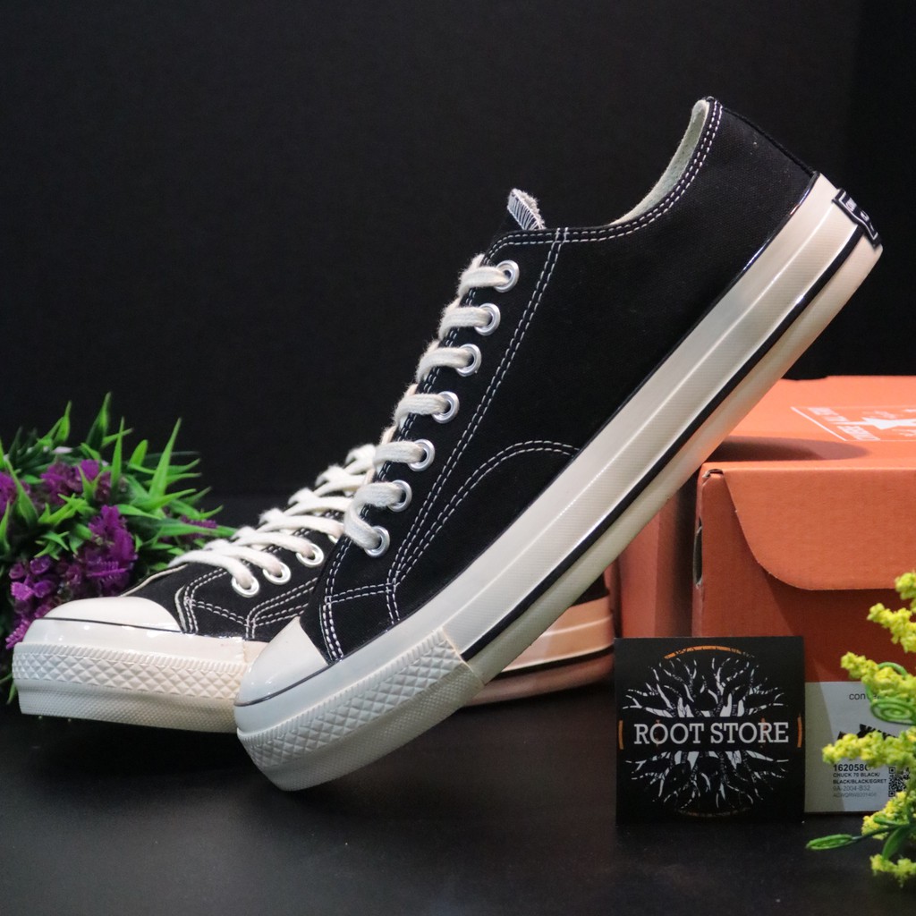 100% BNIB Sepatu Converse 70s Low Ox Black White - 1:1 Original