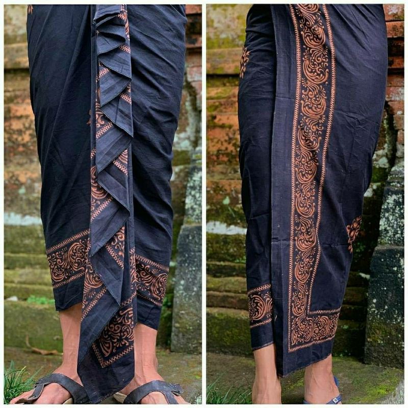 Couple Kamen Batik Motif Ukir Pinggiran