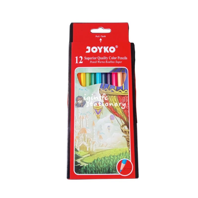 

PENSIL WARNA JOYKO 12 WARNA PANJANG