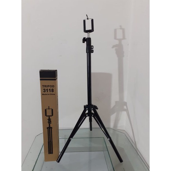 Tripod HP dan Kamera Handphone Phone Holder Tongis Tomsis LazyPod Vlog Foto Video COD Murah Terbaru