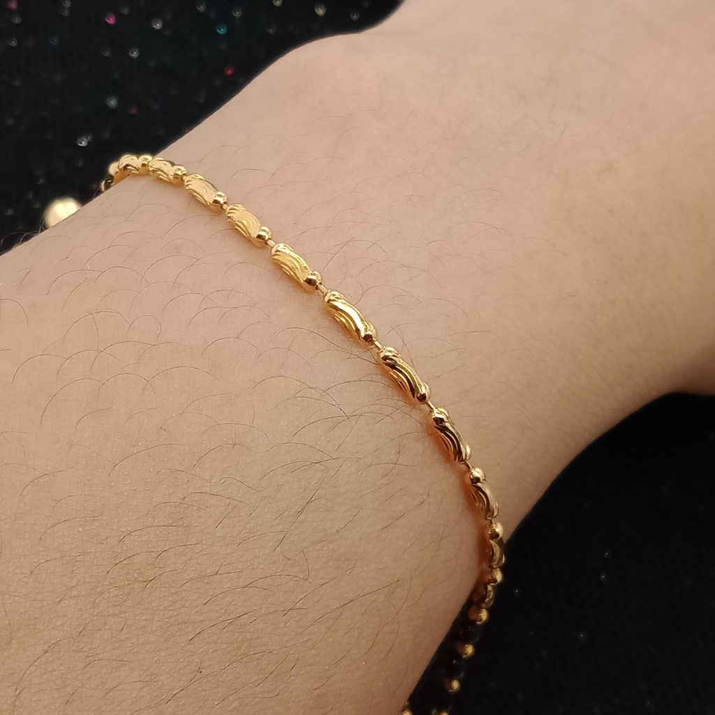 Gelang Emas 17K - kaki 3.85 gr Kadar 750 - 568