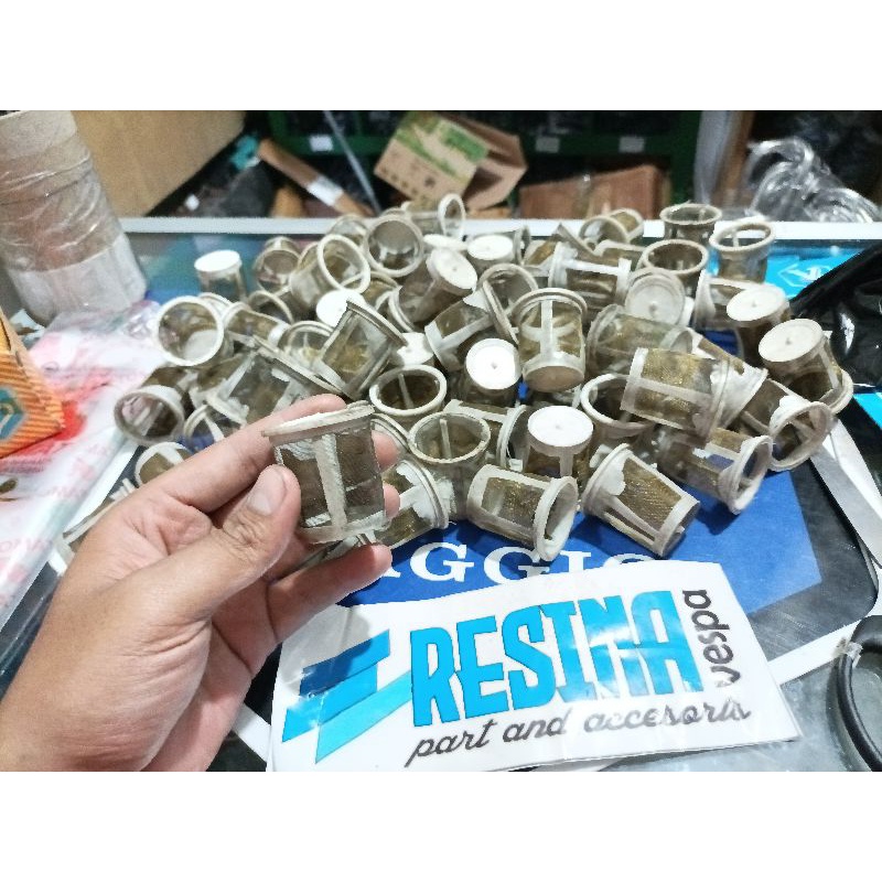 saringan mix oil oli samping nos tangki bensin khusus untuk vespa spesial pts darling