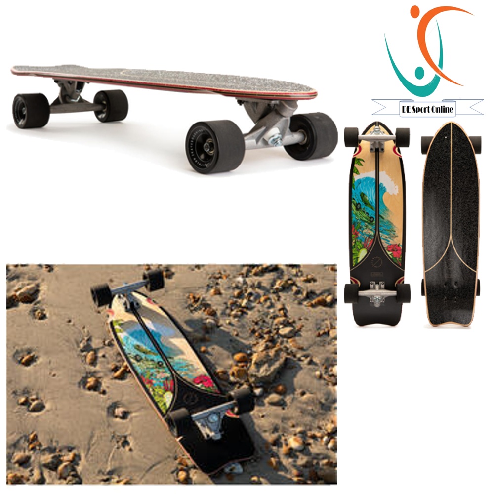 SKATEBOARD LONGBOARD OXELO PRODUK IMPORT LONGBOARD FISH 500 ORIGINAL OXELO