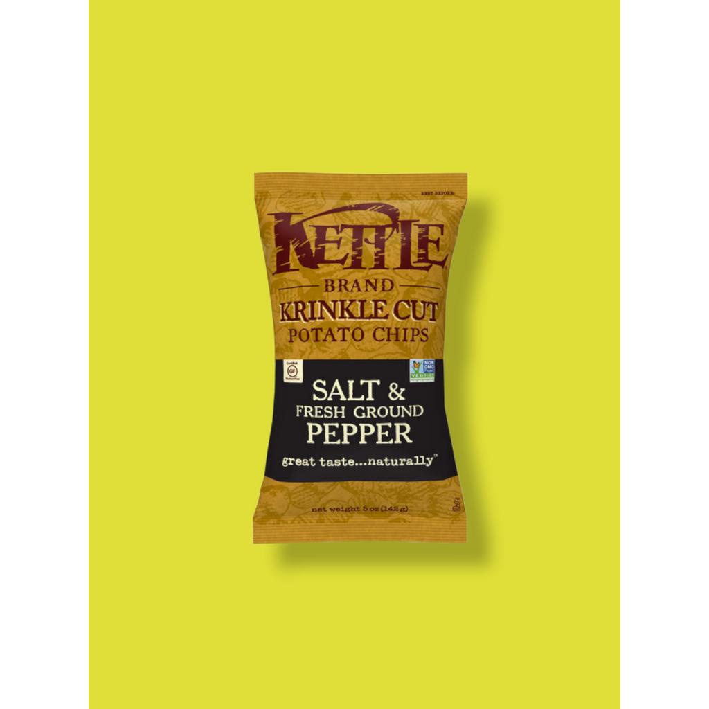 

Kettle Krinkle Cut Potato Chips Salt & Fresh Ground Pepper