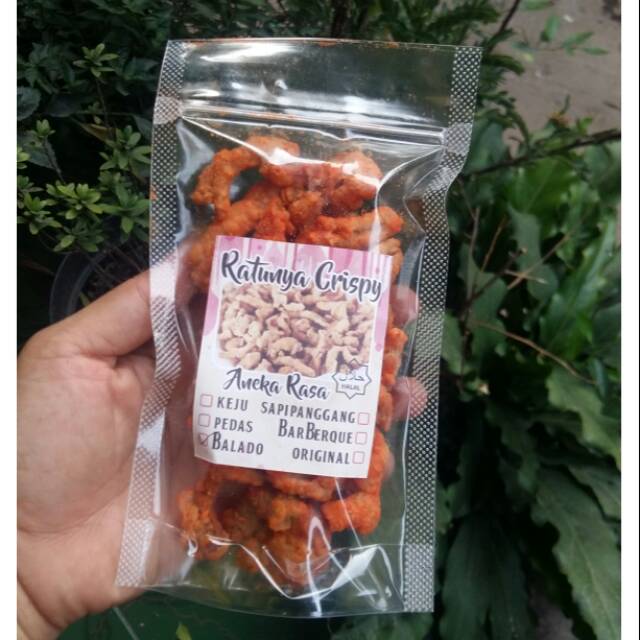 

Cemilan enak buat teman santai usus crispy