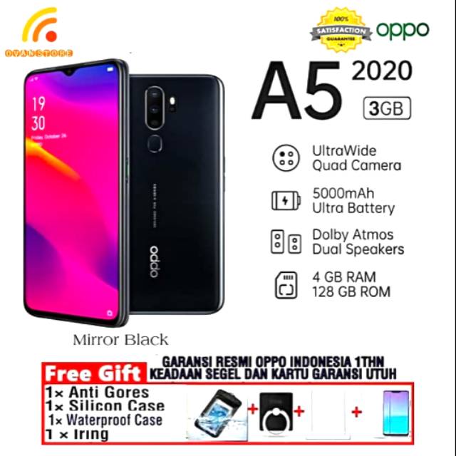 OPPO A5 2020  Ram 3/64GB Garansi Resmi OPPO INDONESIA