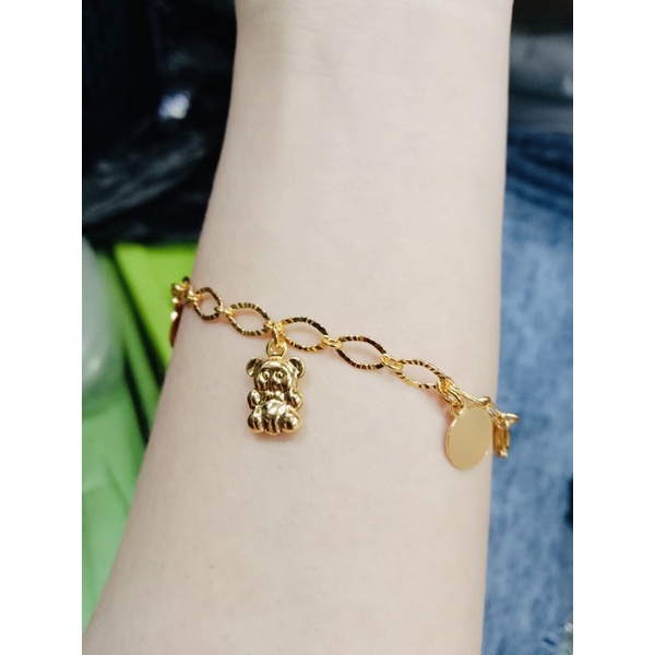 gelang tangan wanita //perhiasan //gelang//lapis emas//gelang