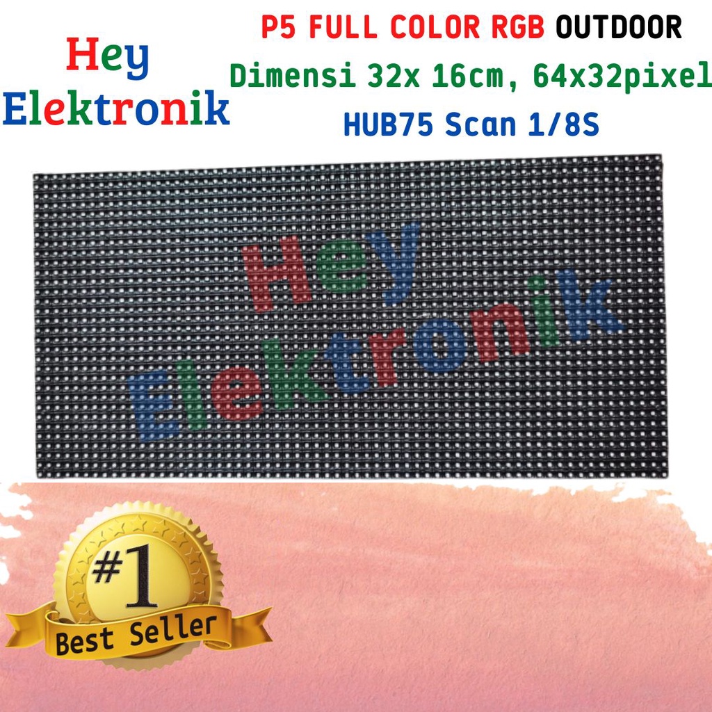 Panel Module Model LED P5 RGB FULL OUT DOOR  FULL COLOR SMD Running Text