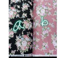 katun jepang tokai senko motif bunga