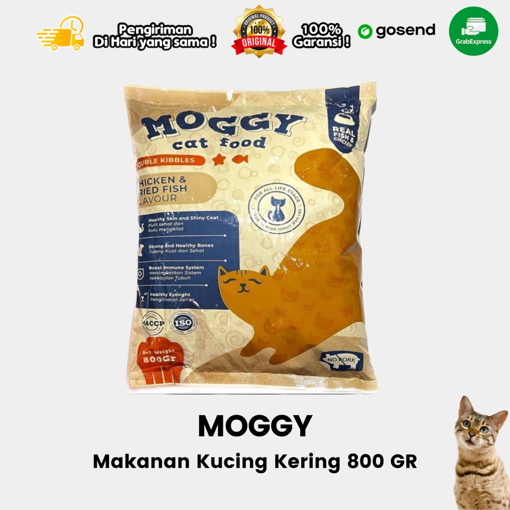 MOGGY CAT FOOD 800GR FOR KITTEN DAN ADULT