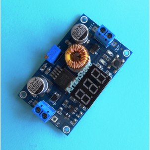 5A DC Buck Converter Step Down Volt Adjustable XL4015 75W + Volt Meter