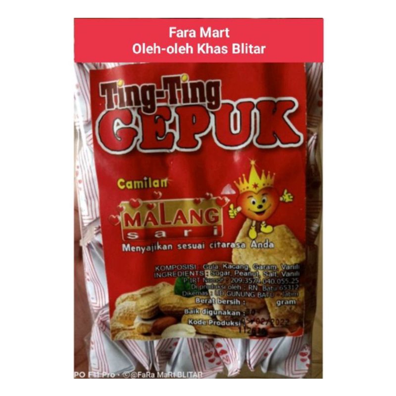 

TING TING GEPUK KHAS MALANG 300gr