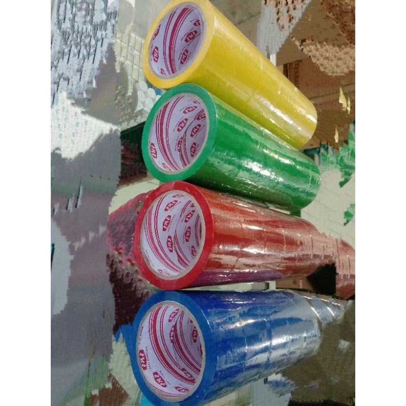 

Lakban,solasi warna warni, murah uk 2 inc/48mm..jual/pcs