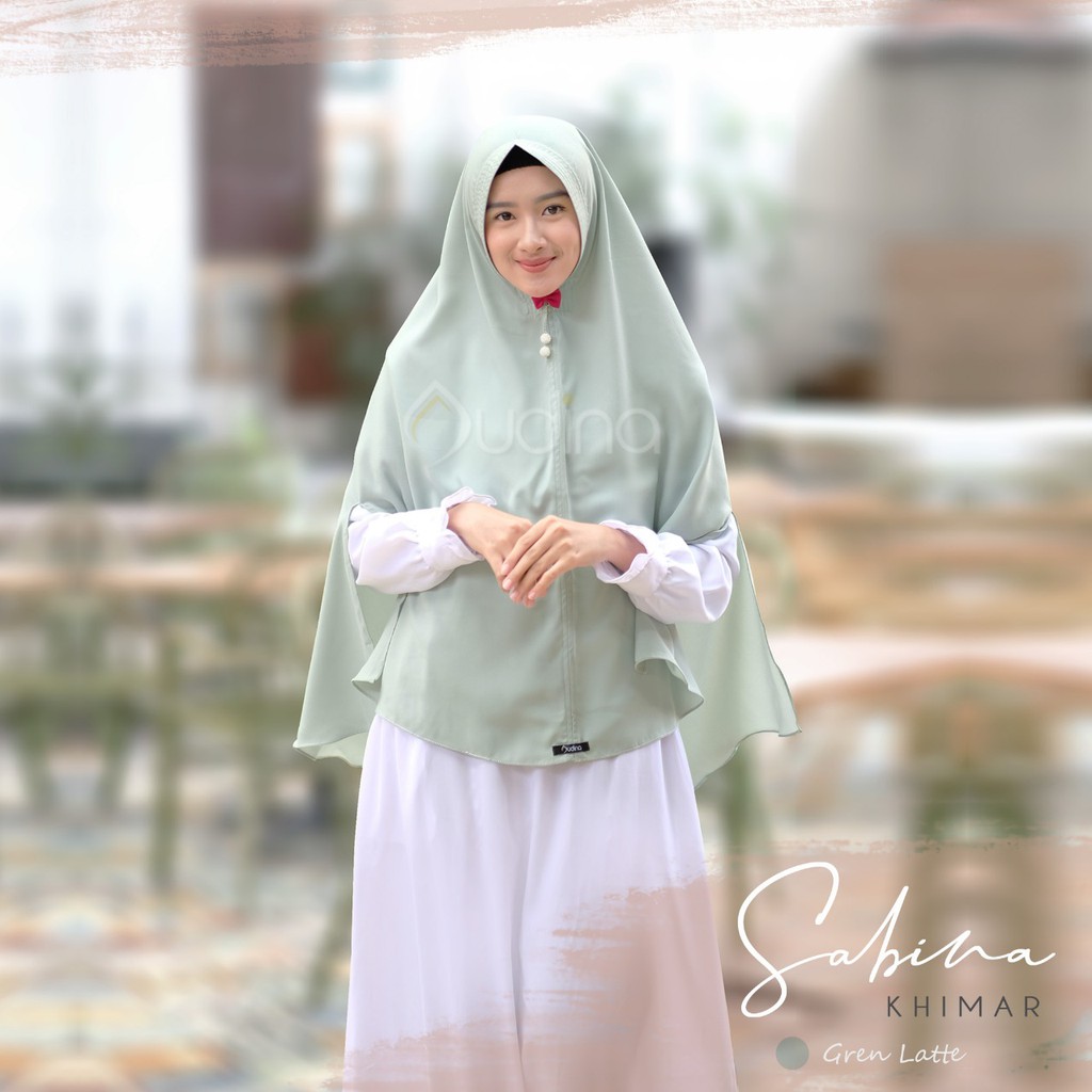 Khimar Syari Wollycrepe Syari Polos Murah Jumbo Non Pet Sabina by Audina