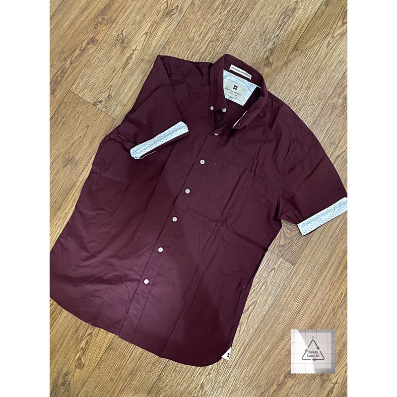 Salt n Pepper Kemeja Maroon XL