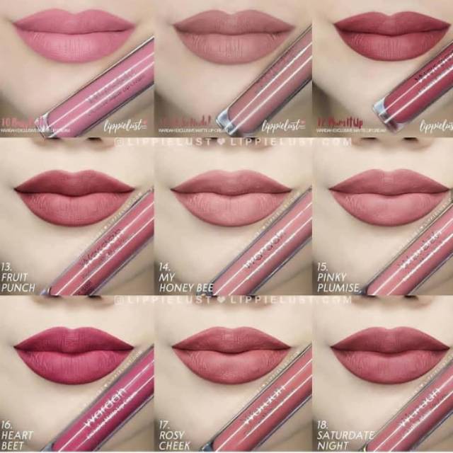 Wardah Exclusive Matte Lip Cream NEW Tasya Farasya Approved