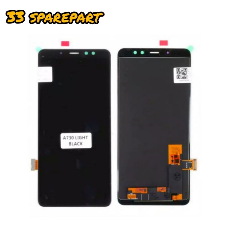 LCD TOUCHSCREEN SAMSUNG GALAXY A8+ 2018 / A730 / A8 PLUS 2018 ORIGINAL OLED (FINGERPRINT)