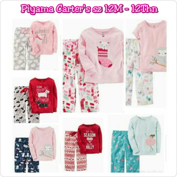 Baju Tidur Piyama Anak Perempuan Lengan Panjang - Kumpulan Model Kemeja