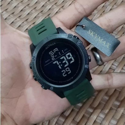 jam tangan PRIA Original SKYMAX 1808 MILITARY SERIAS BISA BERENANG BERGARANSI