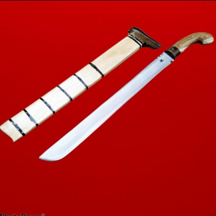 golok baja kebun SKM panjang full tang