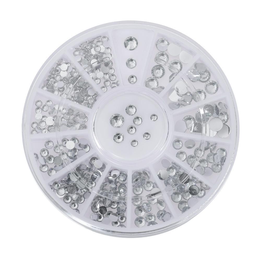 Solighter Nail Rhinestones Aksesoris Baru Kristal Kuku Art