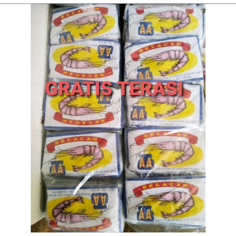 

Terasi Udang Cap AA 125 Gram khas Cirebon GRATIS terasi