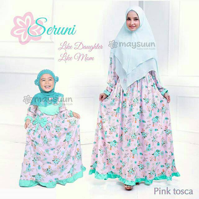 Gamis couple/baju sarimbit/baju keluarga