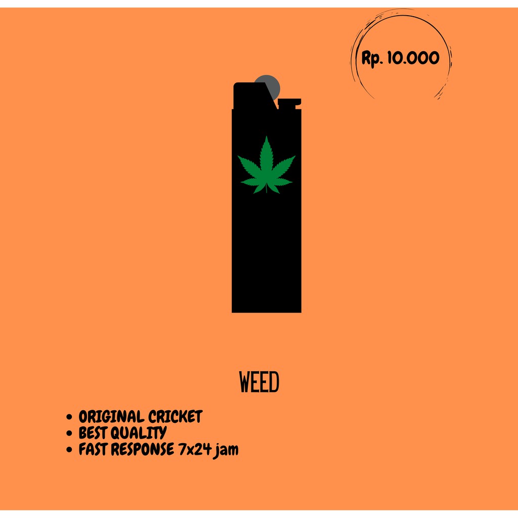 Korek api Cricket Custom - Weed