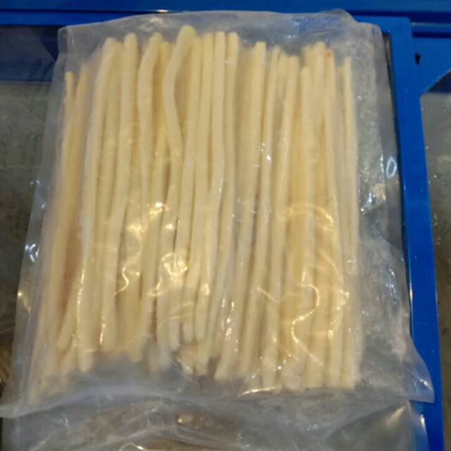 Frozen long potato Kentang goreng panjang varian Garlic flavour