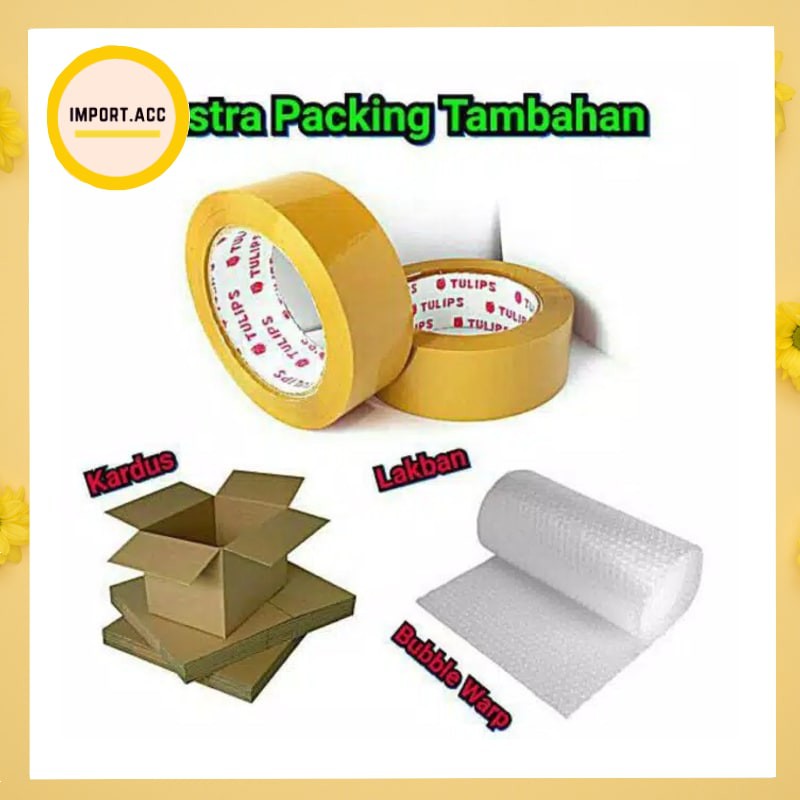 Kardus + Bubble Wraping + Lakban Ekstraa KHUSUS UNTUK PACKING TAMBAHAN