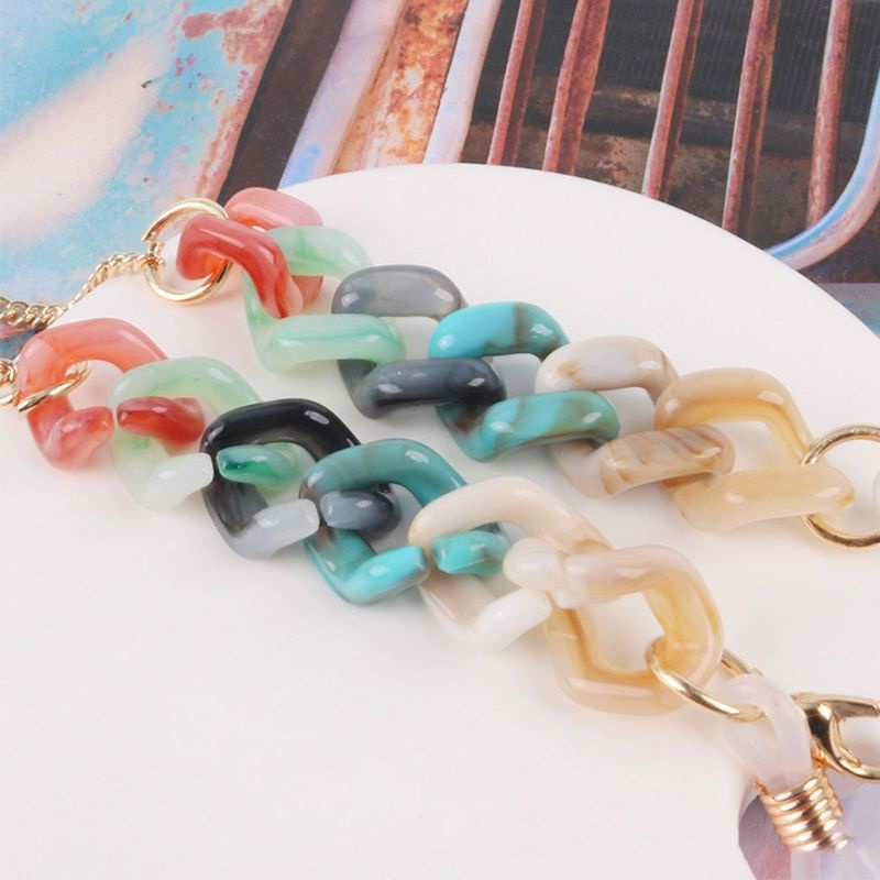 [021] Rantai Masker Topeng Leher Halter Dan Lanyard Masker Akrilik Strap / Rantai Masker Korea