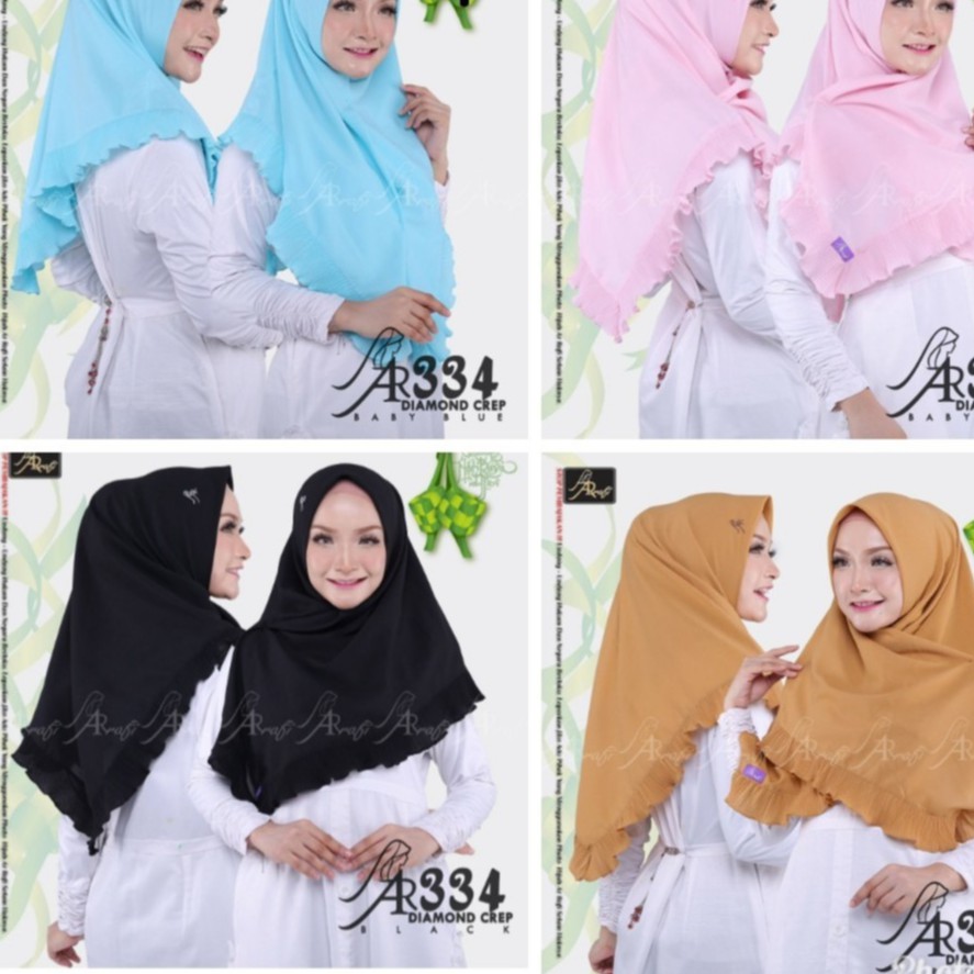 Hijab | Khimar | Hijab Instan | Hijab Syari | Jilbab | Ar Rafi AR 334