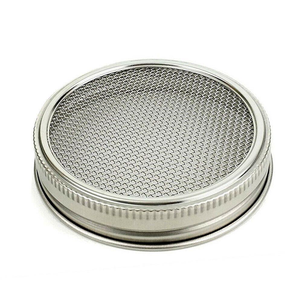 REBUY Sprouting Lid Planters Mesh Screen Strainer Untuk Nampan Pembibitan Mason Jar