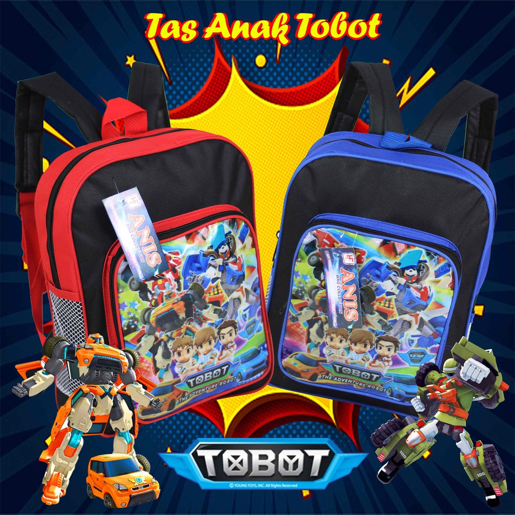 Tas Anak Tobot Mini Keren Backpack Murah Fashionable Sekolah Piknik