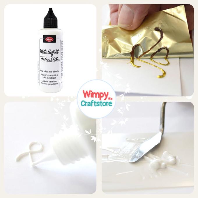 

Viva Decor Metal Effect Lem Foil Glue Lem Perekat Gilding Sheets Foil wimp11 Ayo Beli