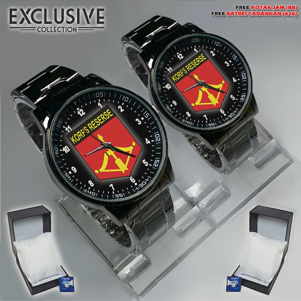 Jam Tangan  KORPS RESERSE Rantai (Sepasang/Satuan)