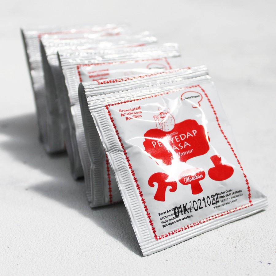 

Kaldu Jamur NON MSG 10Pcs @5gr Motovegan Kaldu Penyedap Rasa Jamur Renceng 10 Pcs @5gr Moto Vegan / Micin Jamur | Bumbu Masak Instan
