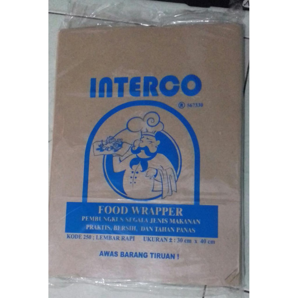 

Kertas Nasi Interco 2 KG